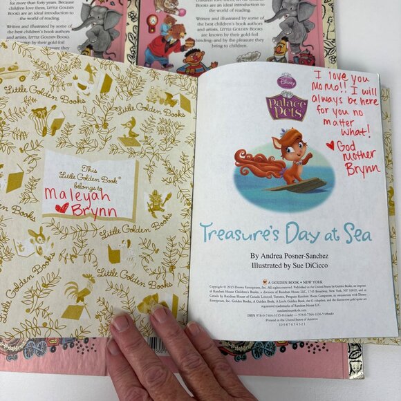 Vintage 10 Little Golden Book Disney Lot Mickey Goofy Donald Nursery Tales Pets - Picture 8 of 9